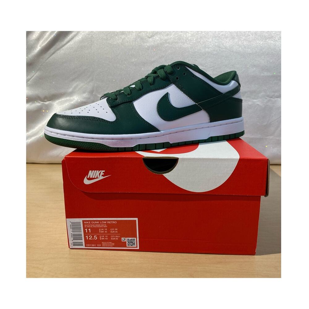 2024 Nike Dunk Low Retro “Michigan State” DD1391‑101 Size M11 / W12.5 NIB